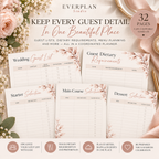 The Ultimate Wedding Planner Canva Bundle | 10 Editable Templates + 4 Bonuses
