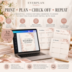 The Ultimate Wedding Planner Canva Bundle | 10 Editable Templates + 4 Bonuses